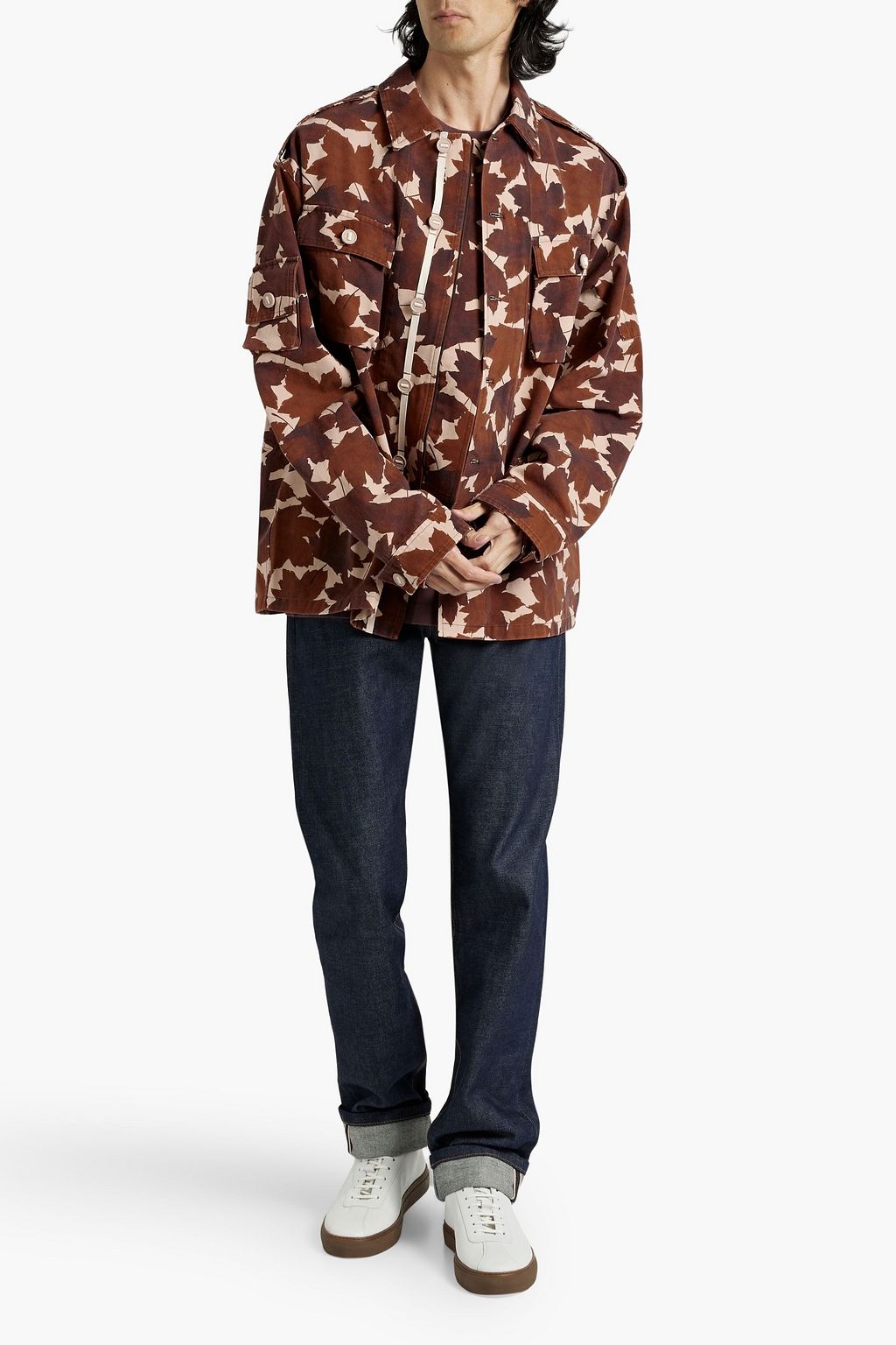 ACNE STUDIOS Printed cotton-canvas jacket