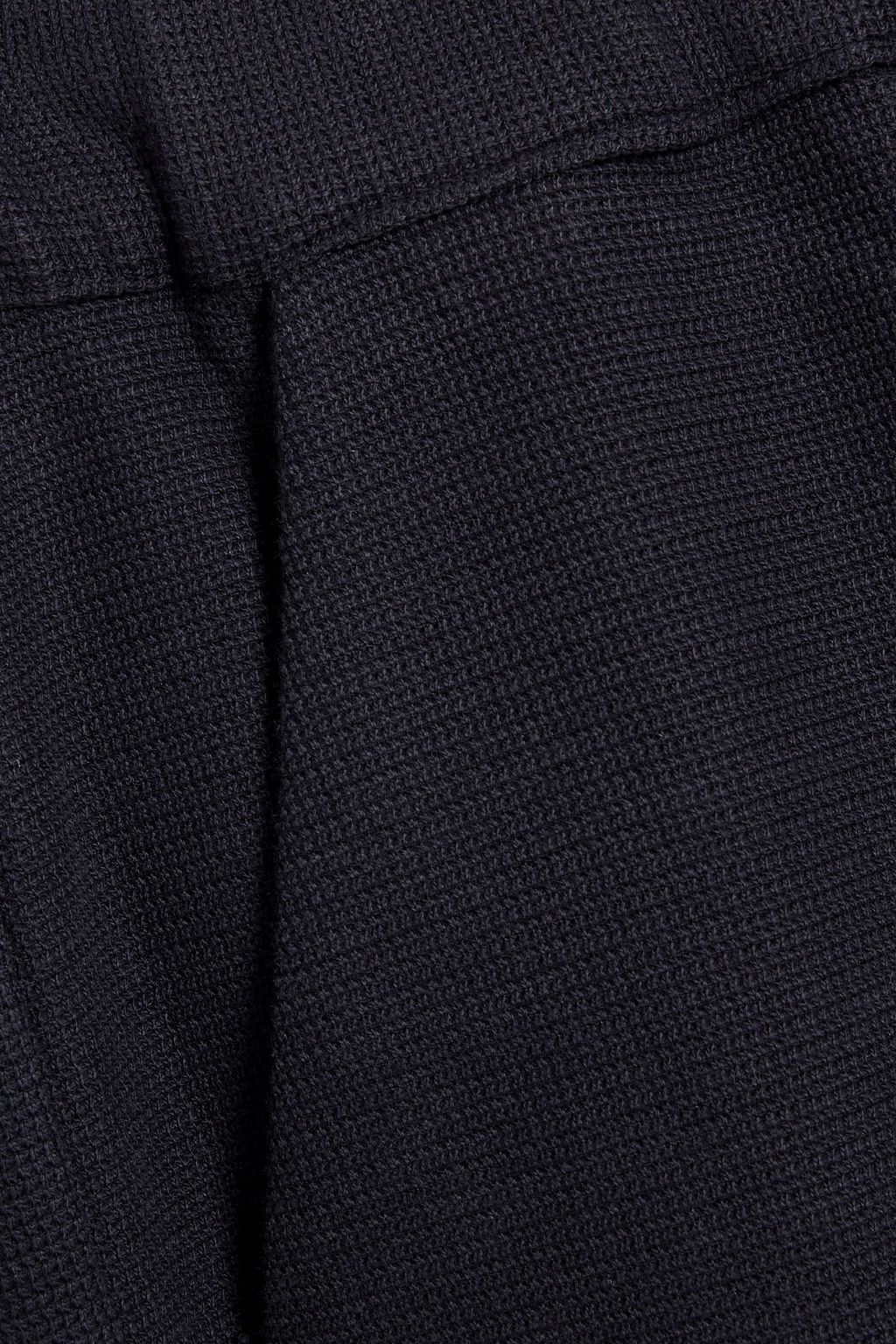 HAMILTON AND HARE Chiltern waffle-knit wool and cotton-blend pants