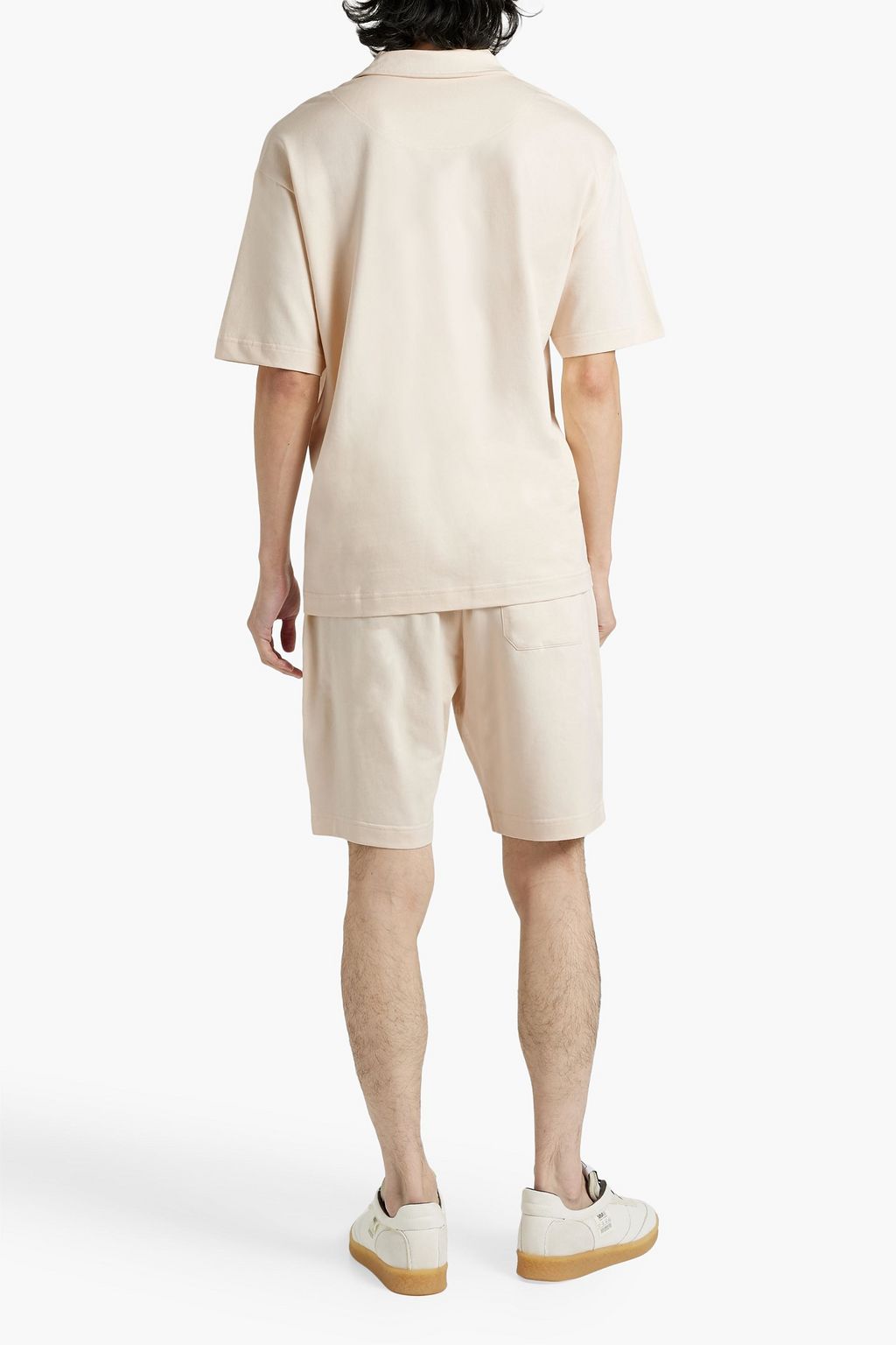 HAMILTON AND HARE French cotton-terry drawstring shorts