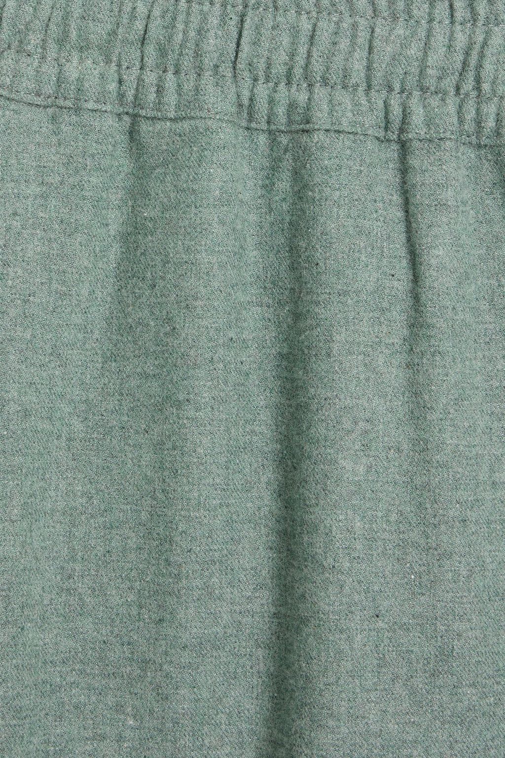 HAMILTON AND HARE Cotton-jersey pajama pants