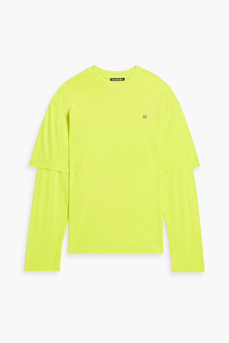 Acne Studios Cotton-jersey T-shirt In Bright Yellow