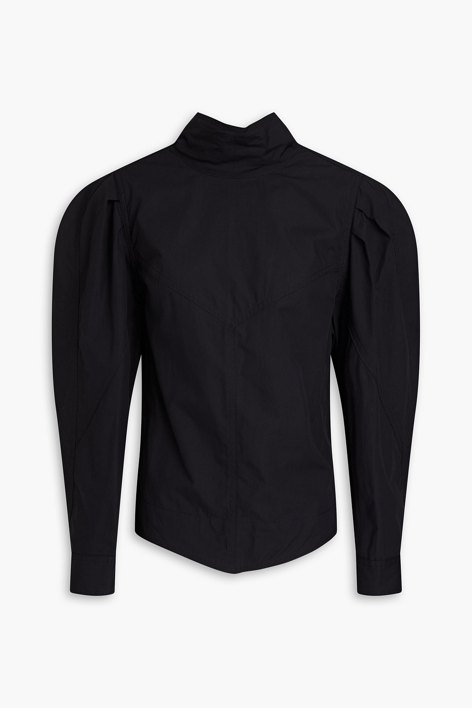 Isabel Marant Kespera Cotton-poplin Blouse In Schwarz