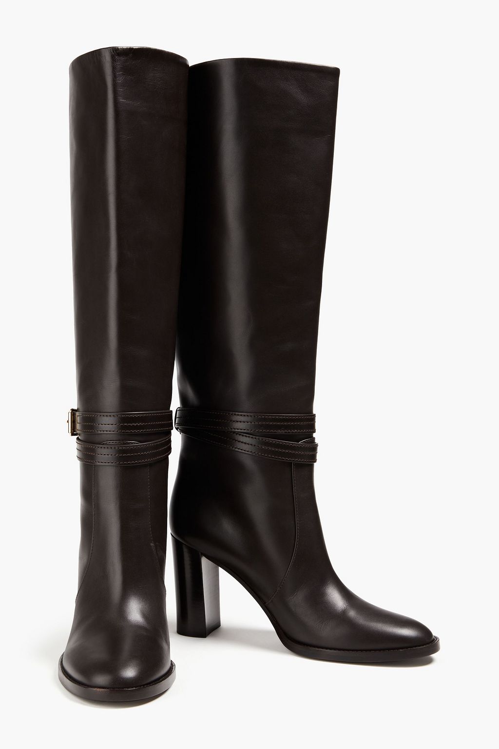 GIANVITO ROSSI Leather knee boots