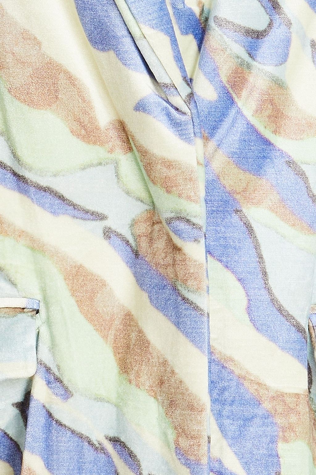 ISABEL MARANT Icelerie printed cotton-blend velvet coat