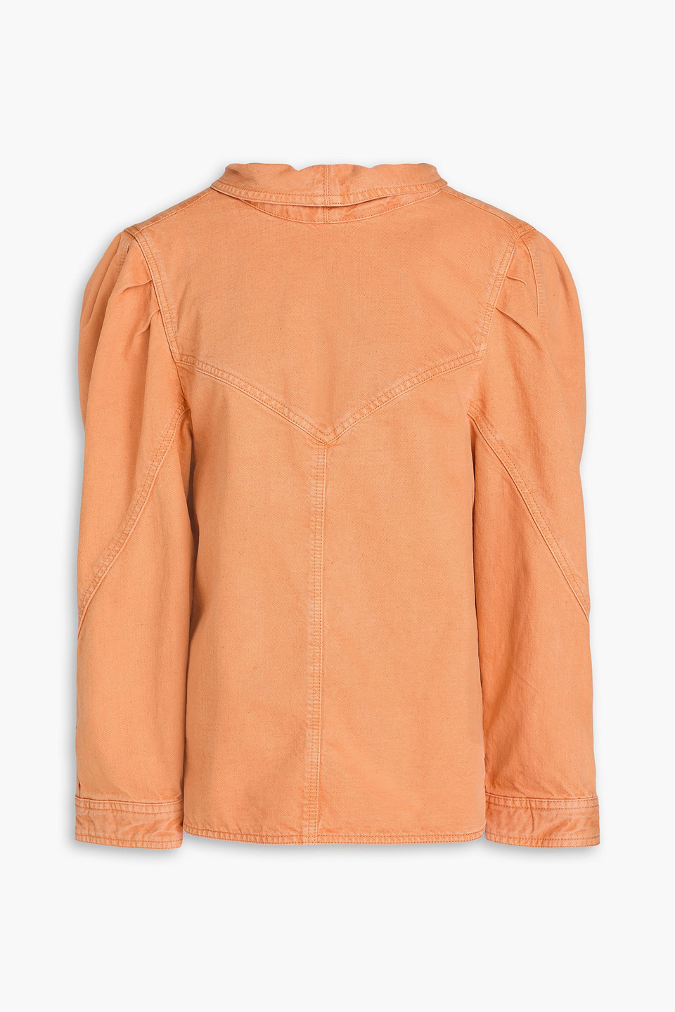 Isabel Marant Espera Denim Top In Orange