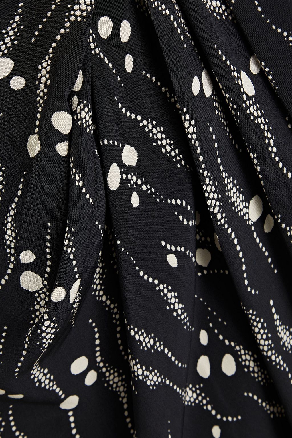 ISABEL MARANT Ixori draped printed silk crepe de chine mini skirt