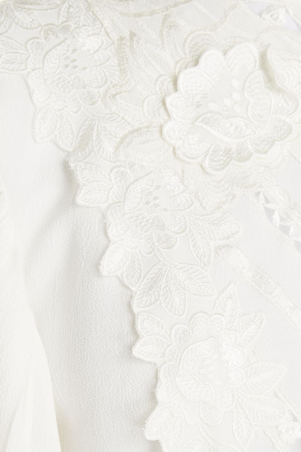 ISABEL MARANT Lapao embroidered crepe top