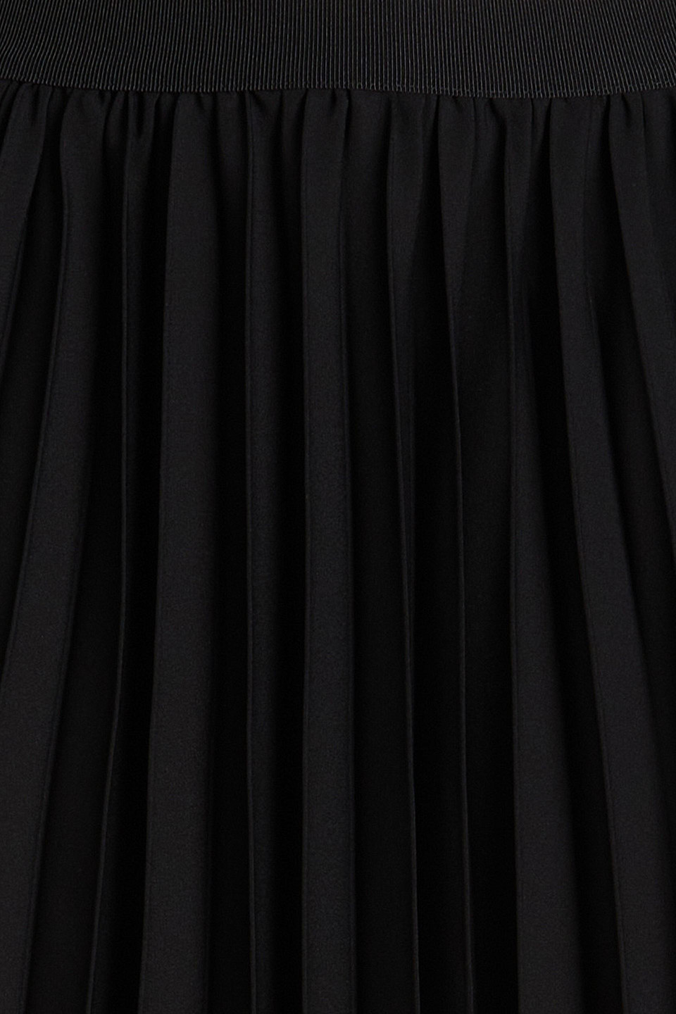 Isabel Marant Felixa Pleated Crepe Midi Skirt In Schwarz