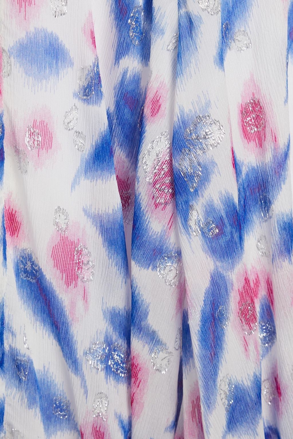 ISABEL MARANT Namoni printed fil coupé silk-blend crepon maxi skirt