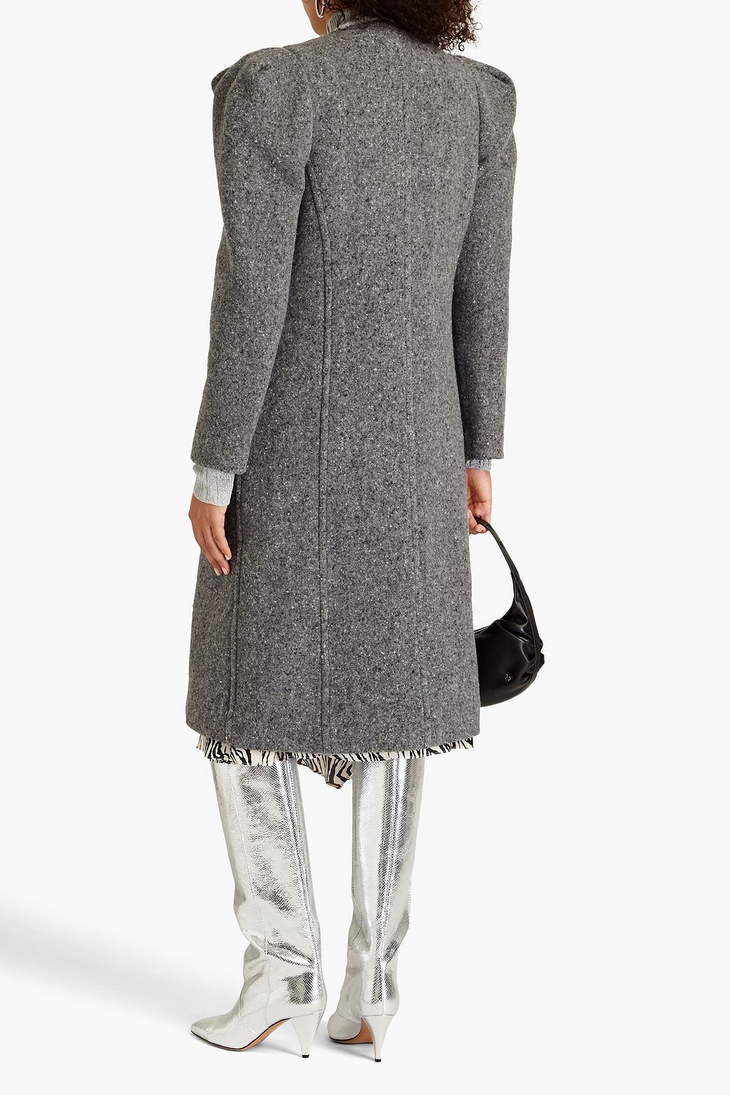 ISABEL MARANT Donegal wool-blend felt coat