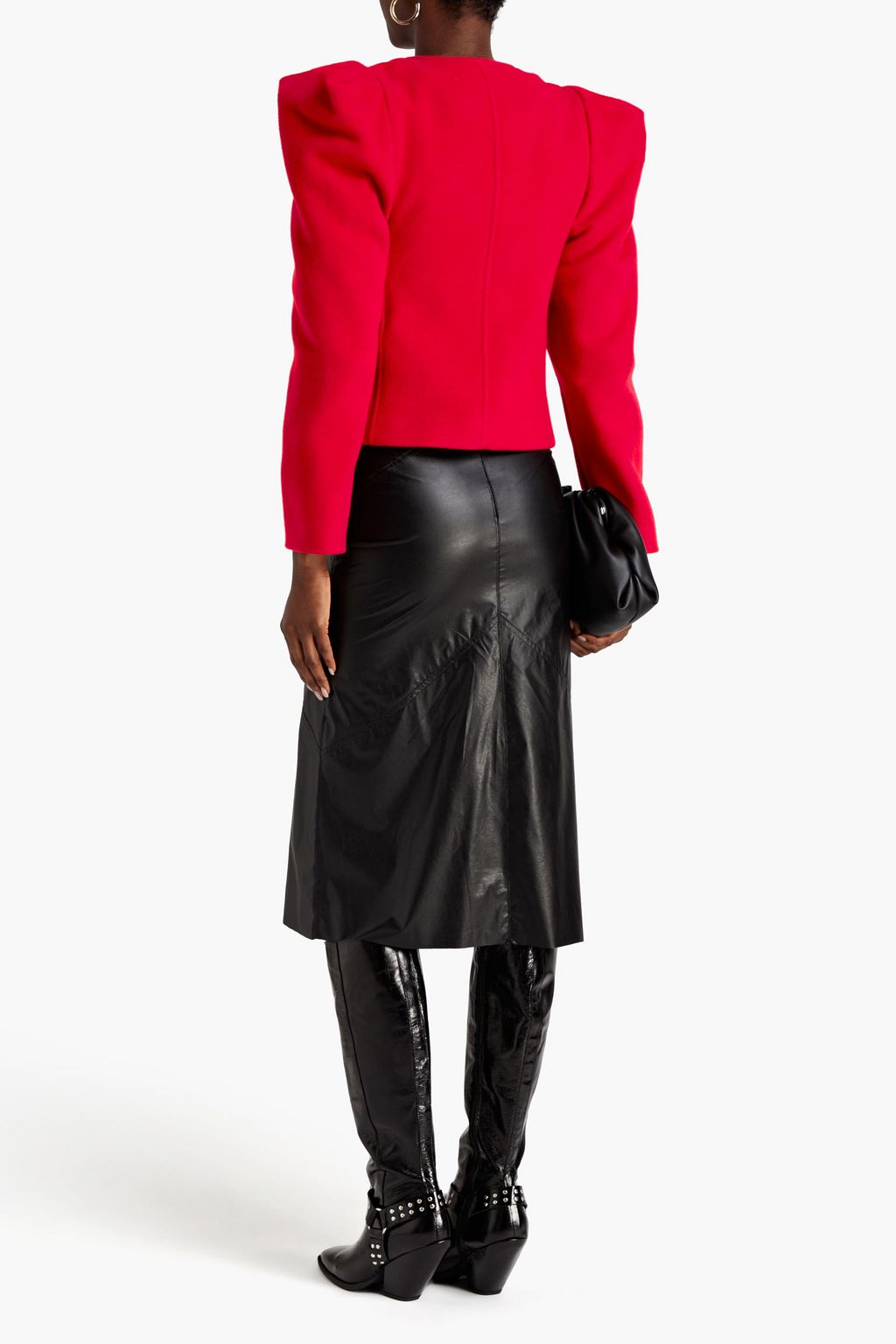 ISABEL MARANT Double-breasted wool-blend felt jacket