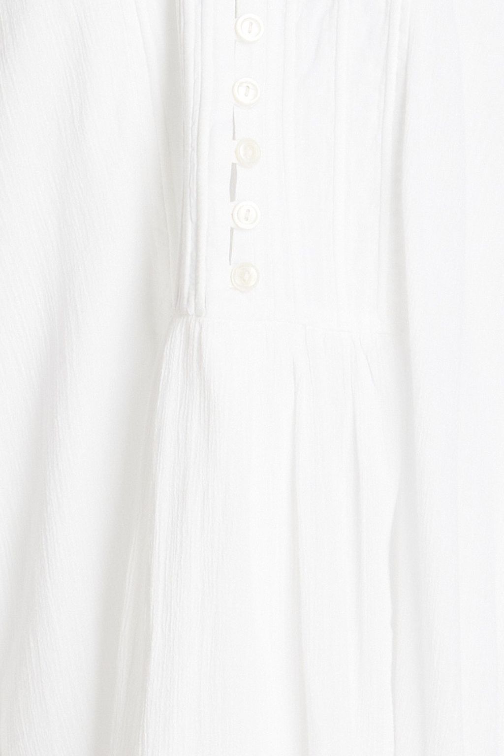 ISABEL MARANT Yacolt pintucked cotton-voile mini dress