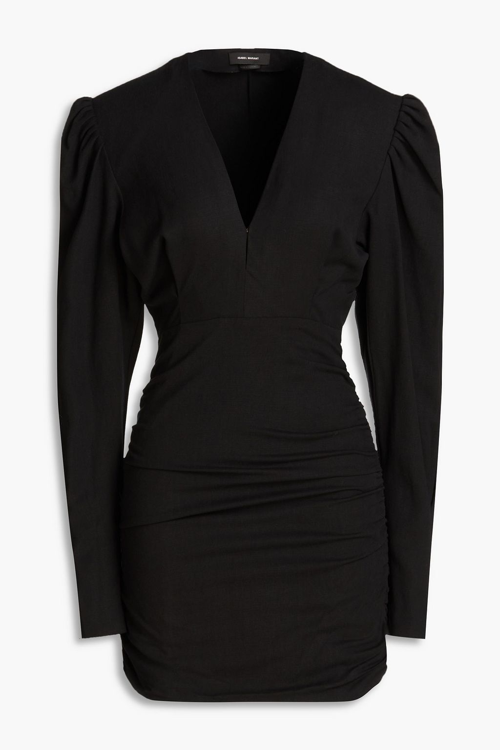 ISABEL MARANT Stella pleated Lyocell blend mini dress THE OUTNET