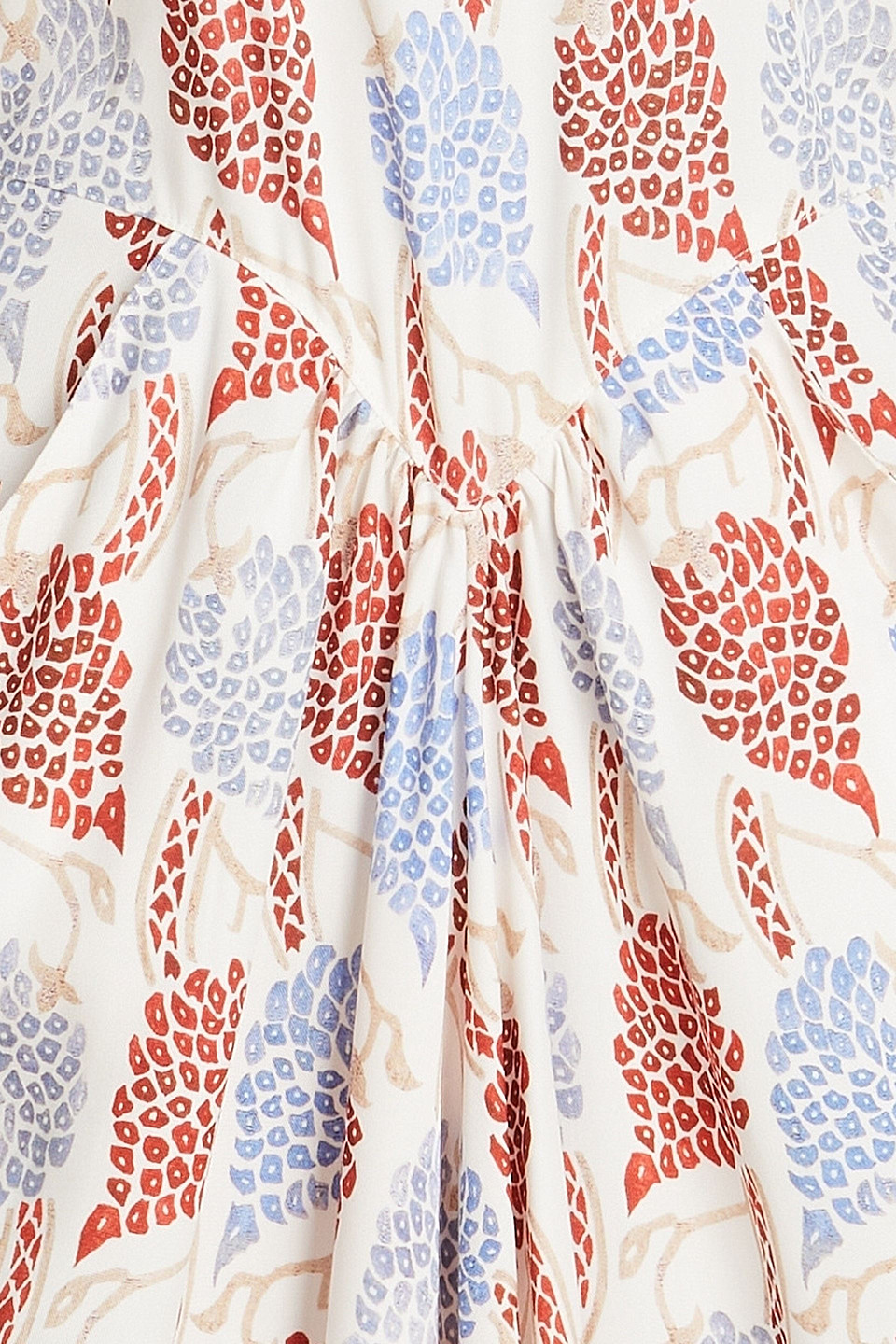 ISABEL MARANT BIBELKY PRINTED LYOCELL-TWILL MIDI DRESS
