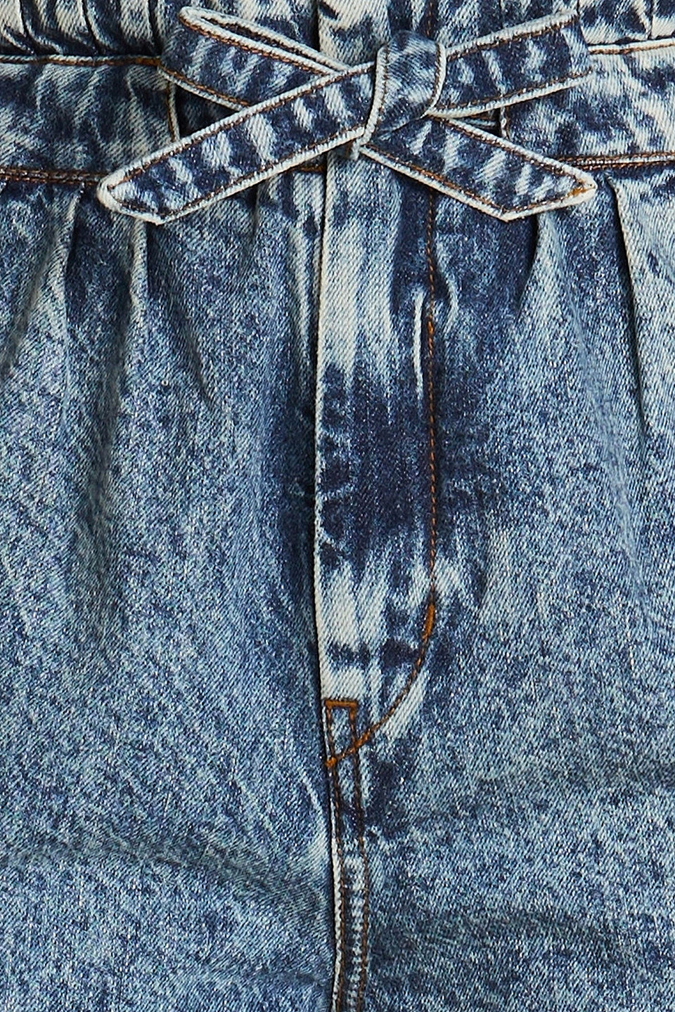ISABEL MARANT ACID-WASH HIGH-RISE TAPERED JEANS