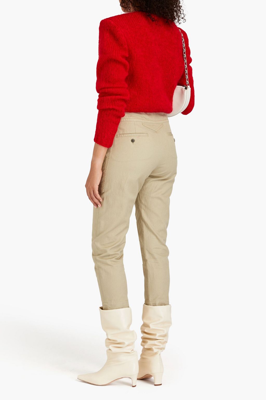 ISABEL MARANT Ribbed wool and mohair-blend sweater