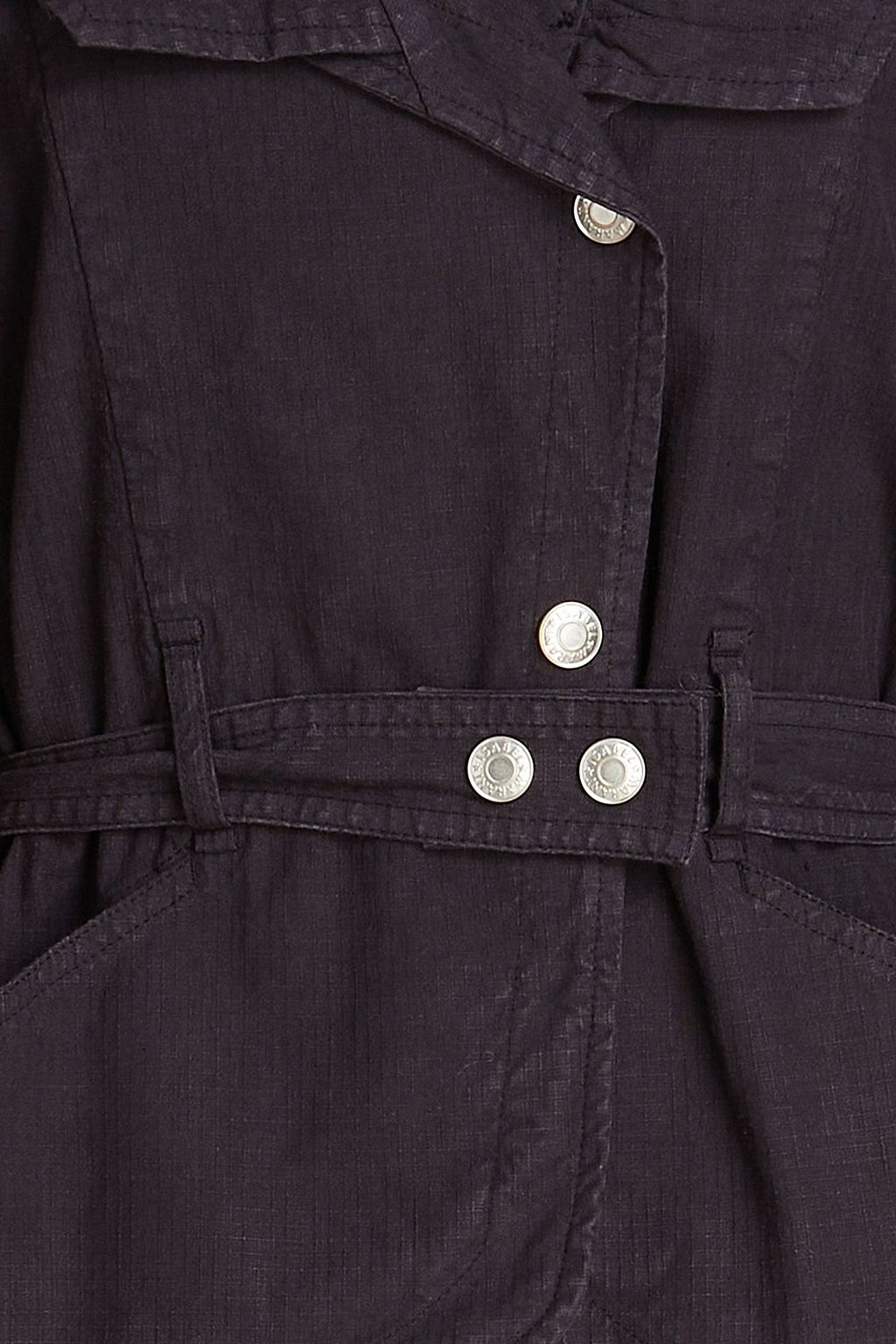 ISABEL MARANT Epaline ruffled linen-blend ripstop jacket