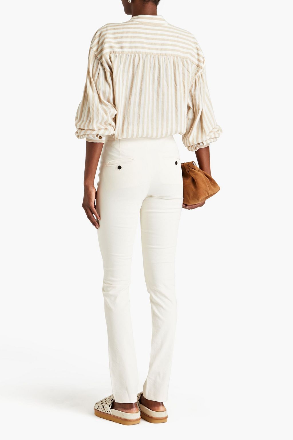 ISABEL MARANT 크레이프 스키니 팬츠