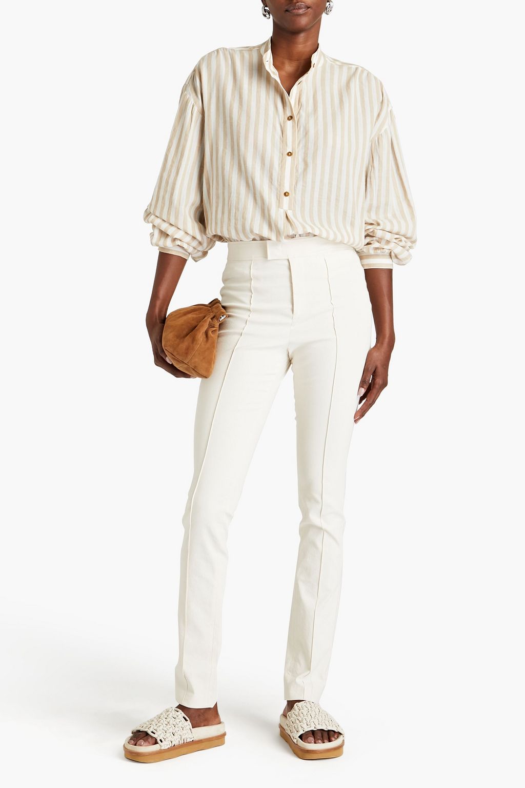 ISABEL MARANT 크레이프 스키니 팬츠