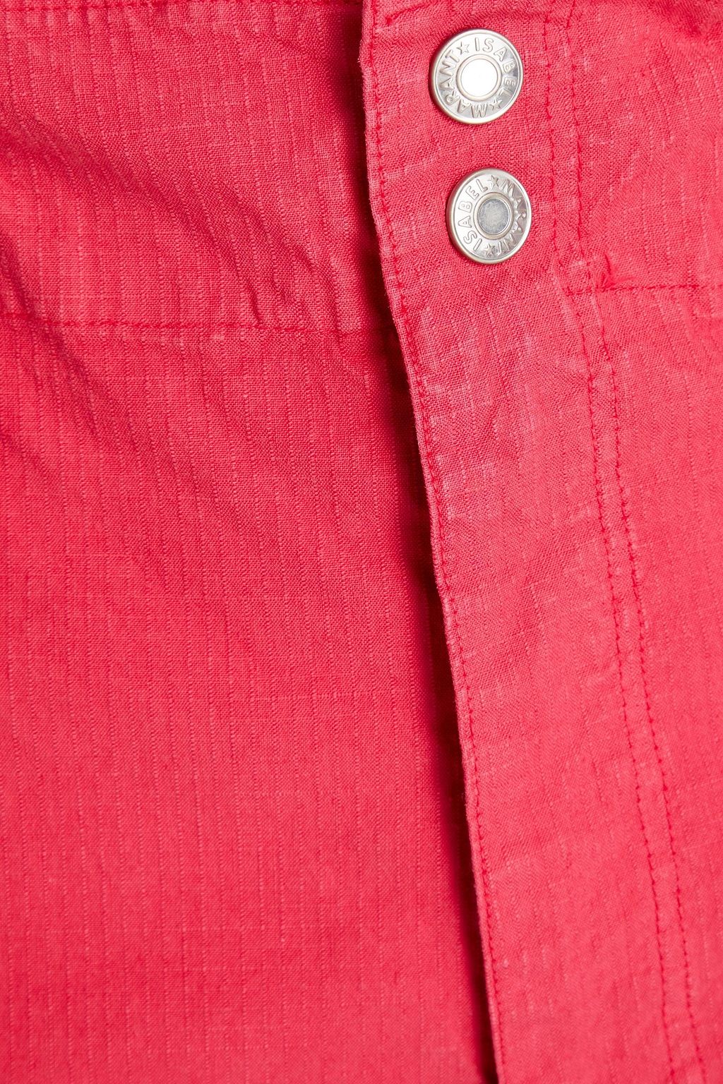 ISABEL MARANT Ekla linen-blend ripstop tapered pants