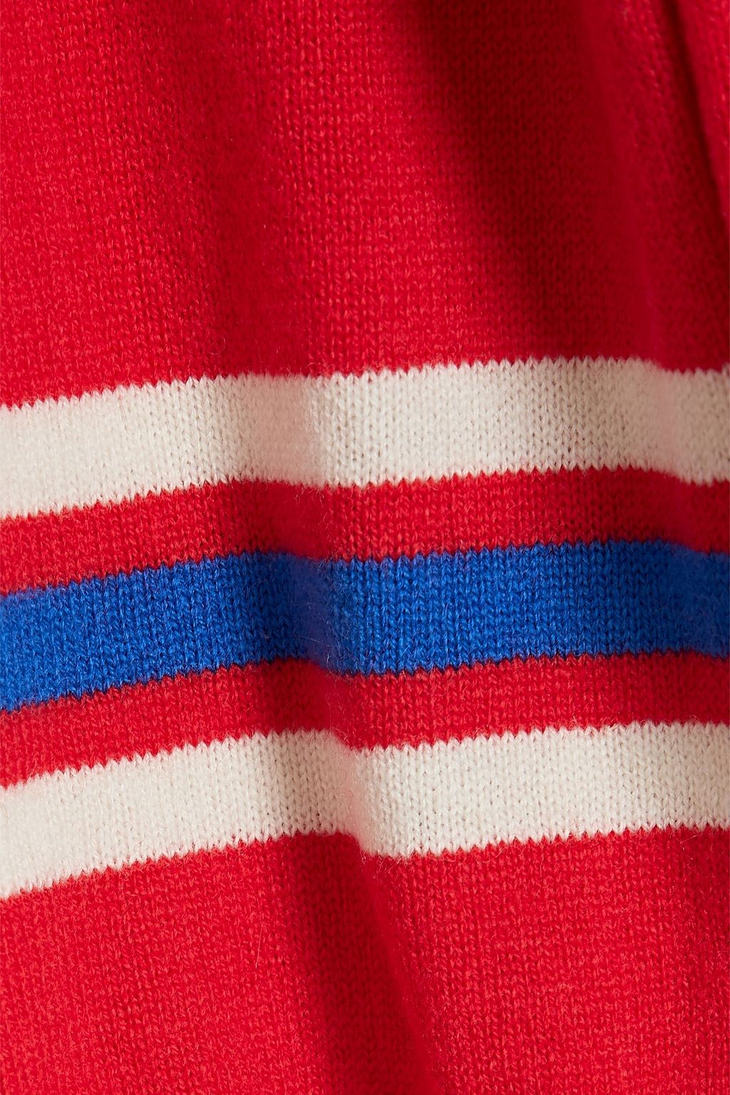 CHINTI & PARKER Striped wool and cashmere-blend turtleneck sweater
