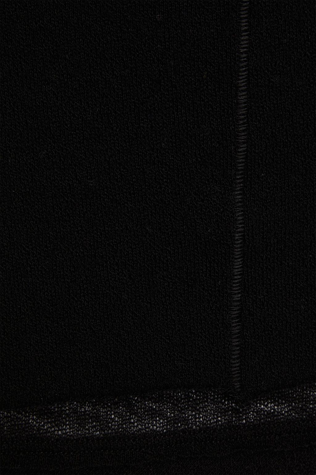 CHLOÉ Tie-detailed cutout wool-jersey top