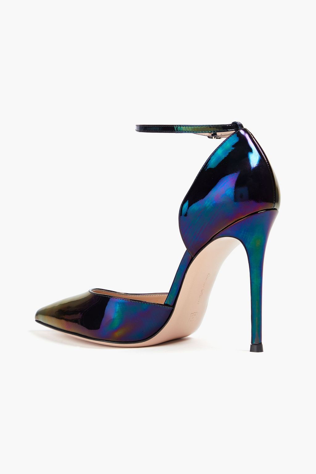 GIANVITO ROSSI Iridescent patentleather pumps THE