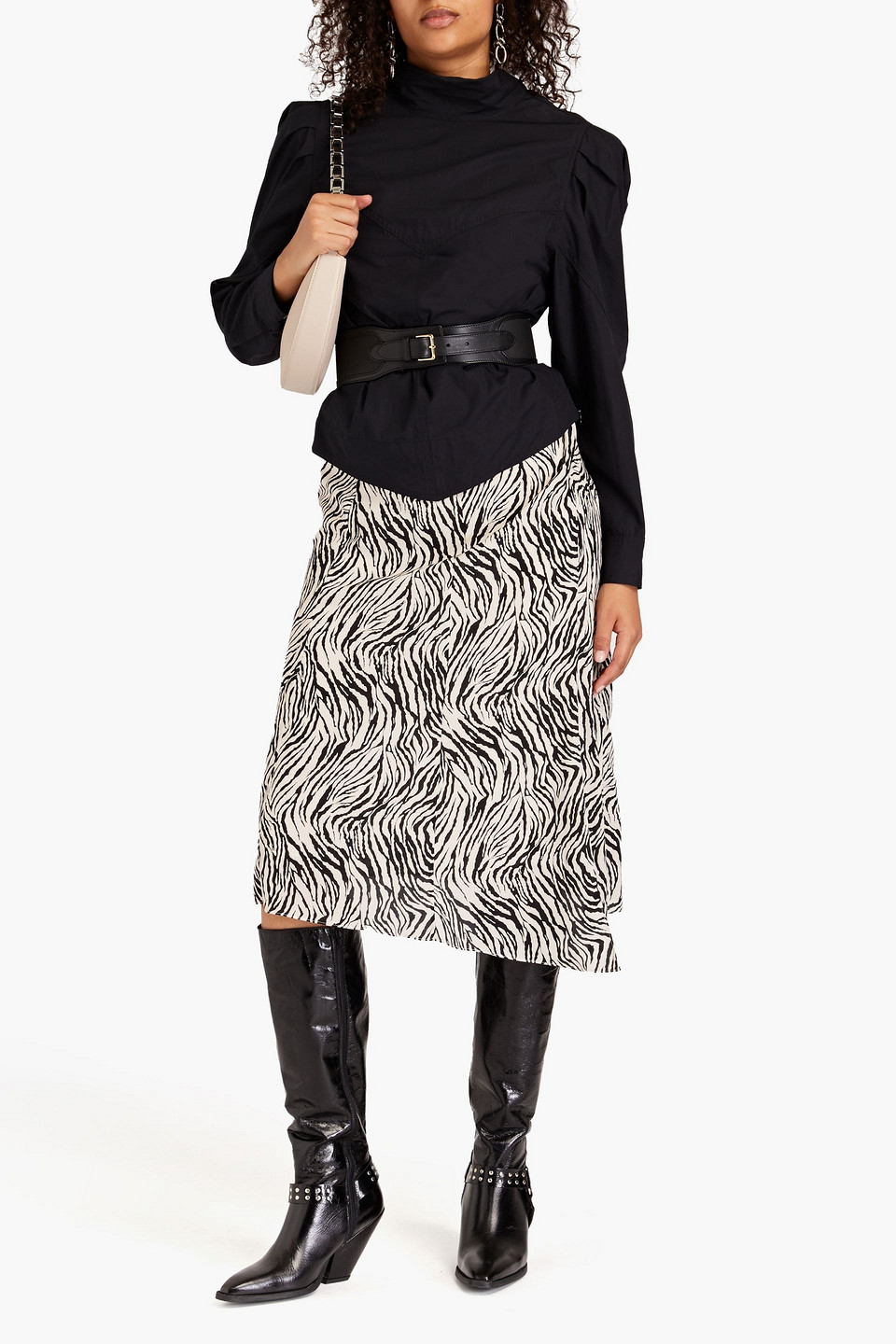 Isabel Marant Midi Skirts In Animal-print
