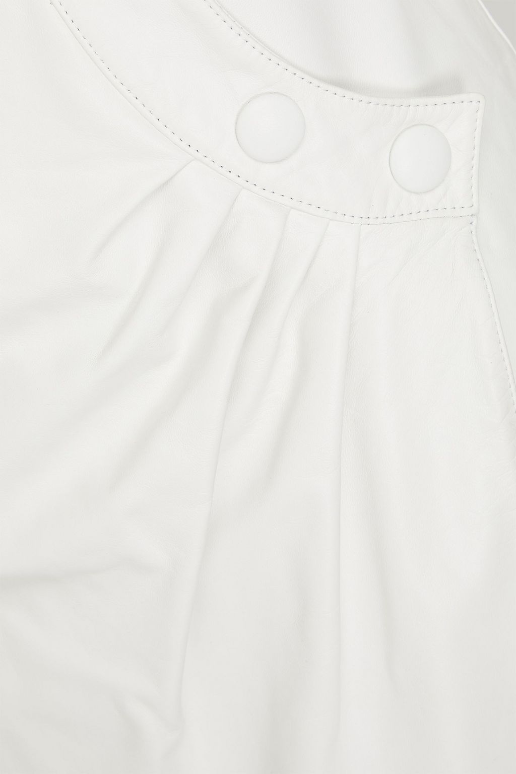 ISABEL MARANT Wrap-effect leather dress