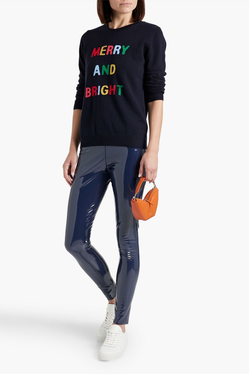 CHINTI & PARKER Intarsia wool and cashmere-blend sweater