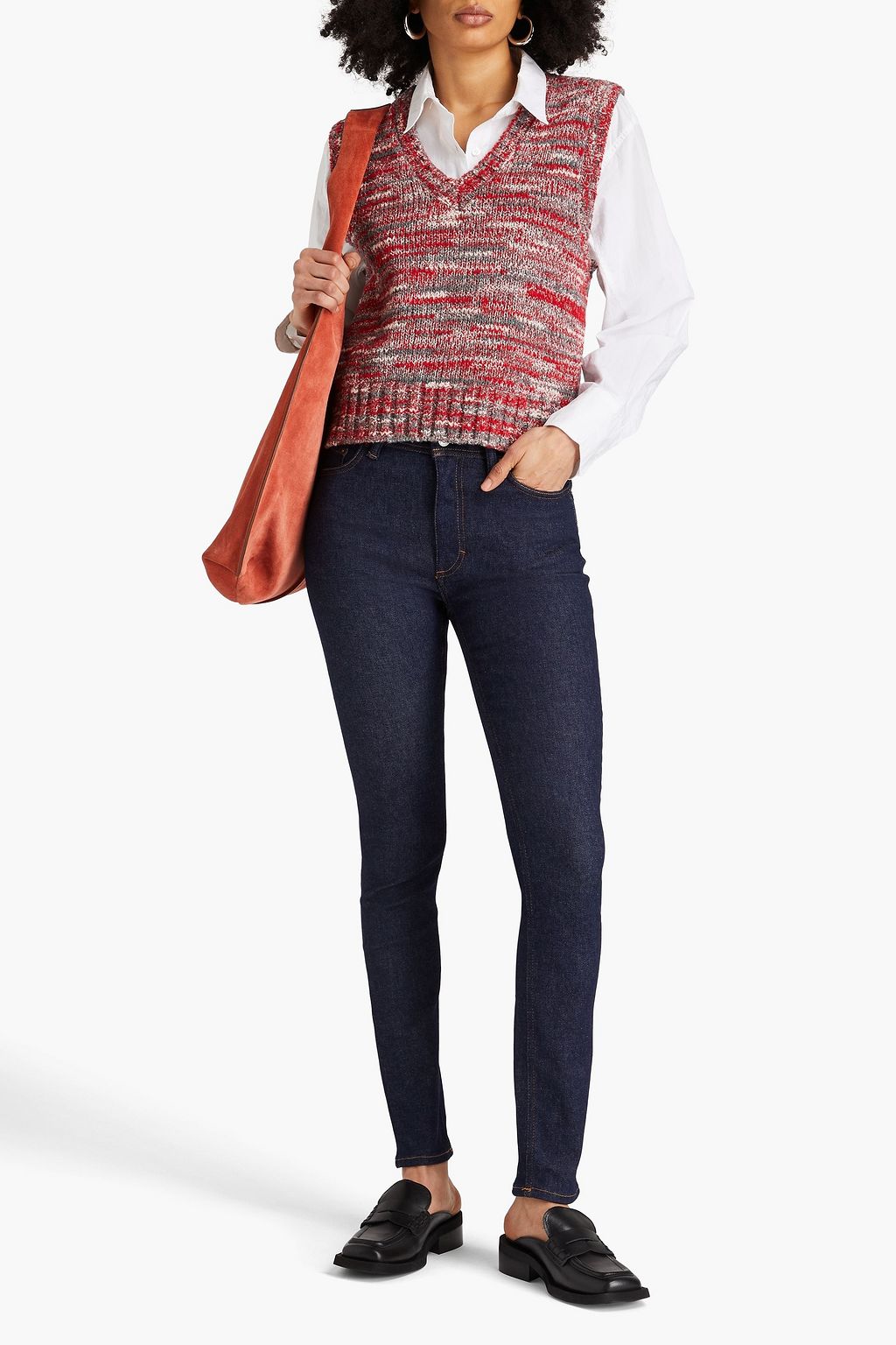 ACNE STUDIOS High-rise skinny jeans
