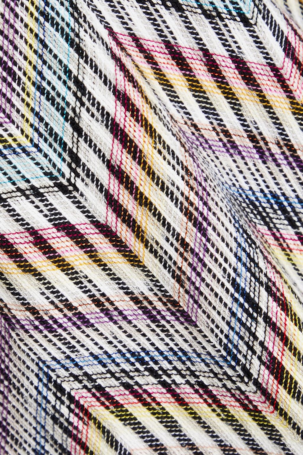 MISSONI Intarsia-knit cotton-blend top