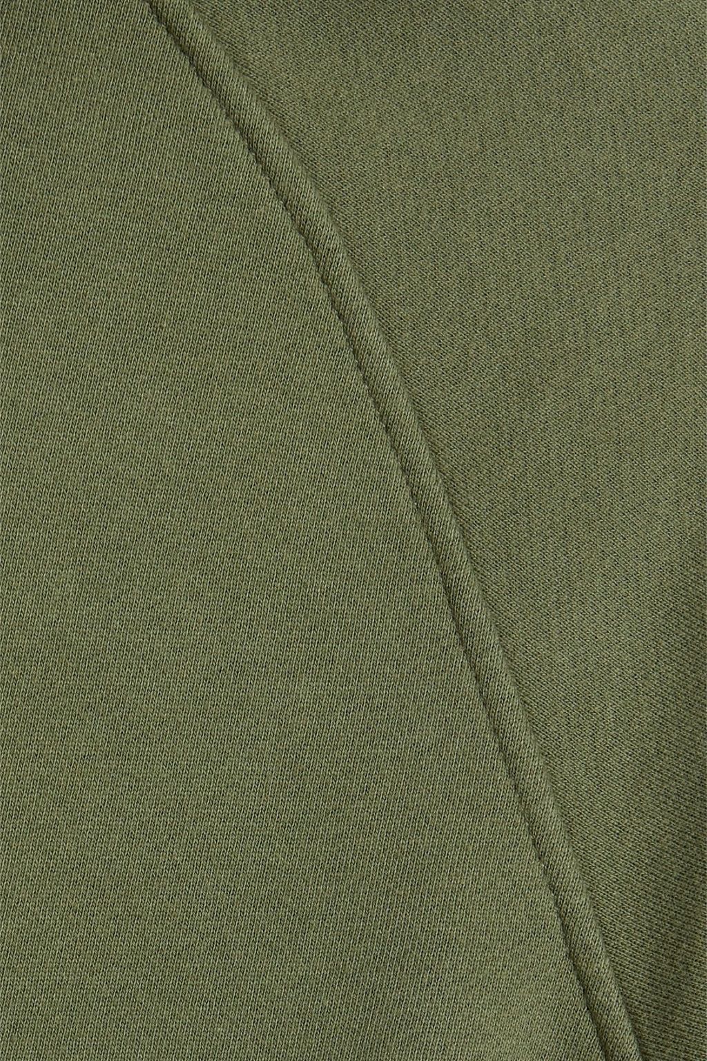 HAMILTON AND HARE コットンフリース ハーフジップ スウェットシャツ