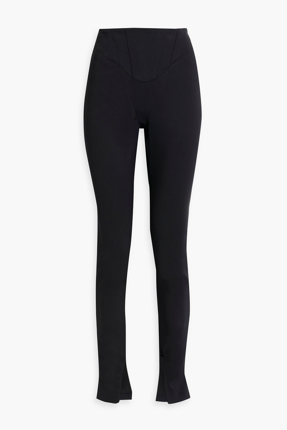 Dion Lee Cotton-blend Skinny Pants In Black