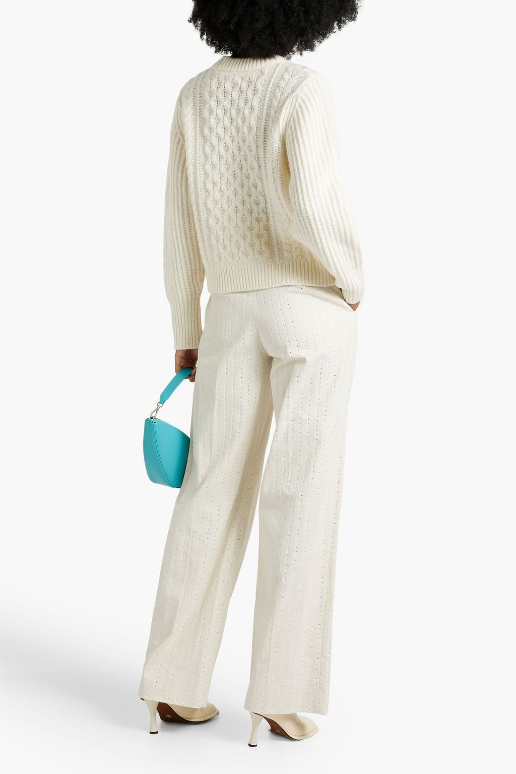 CHINTI & PARKER Aran cable-knit wool sweater