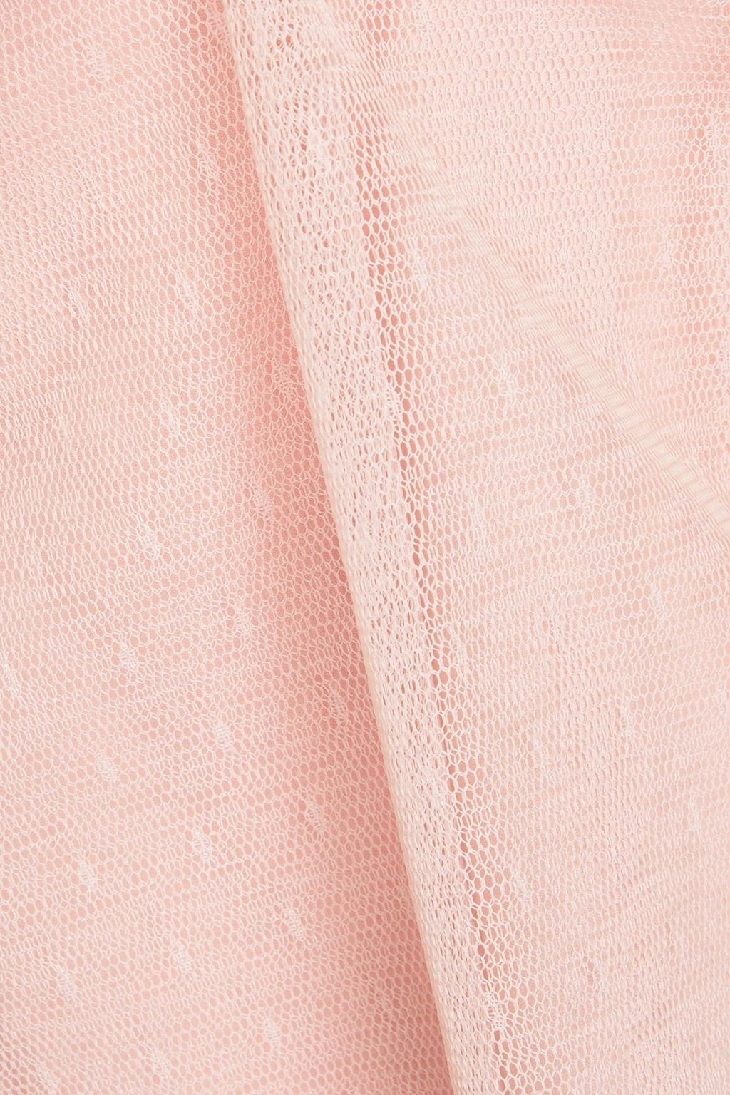 REDVALENTINO Embellished point d'esprit blouse