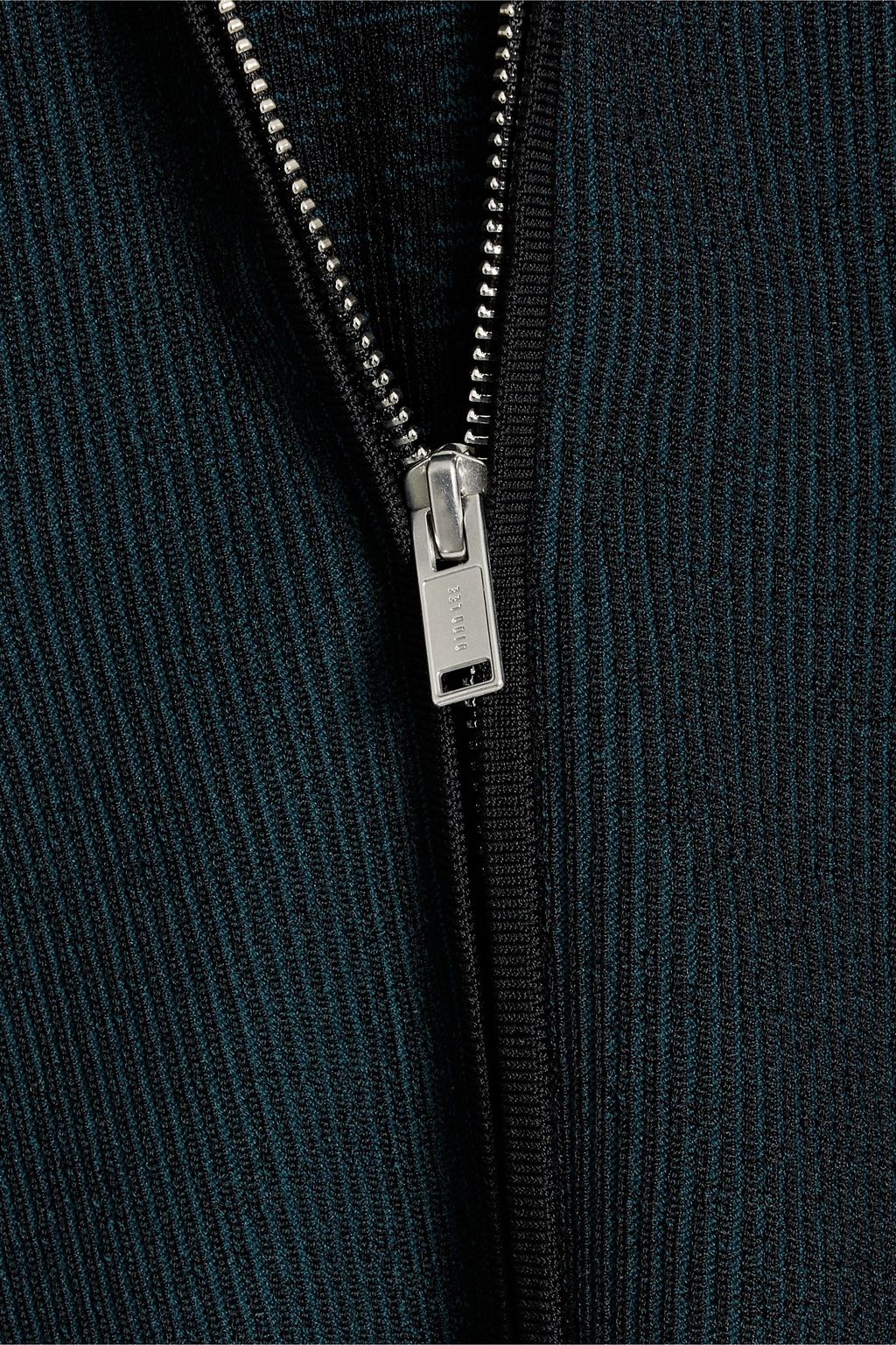 DION LEE 리브 니트 집업 스웨터