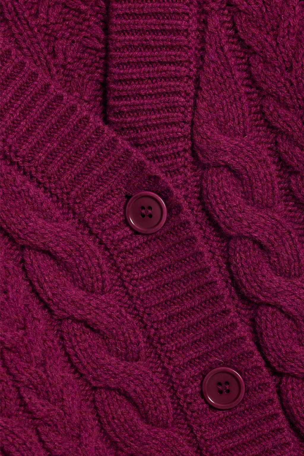 CHINTI & PARKER Aran cable-knit wool cardigan