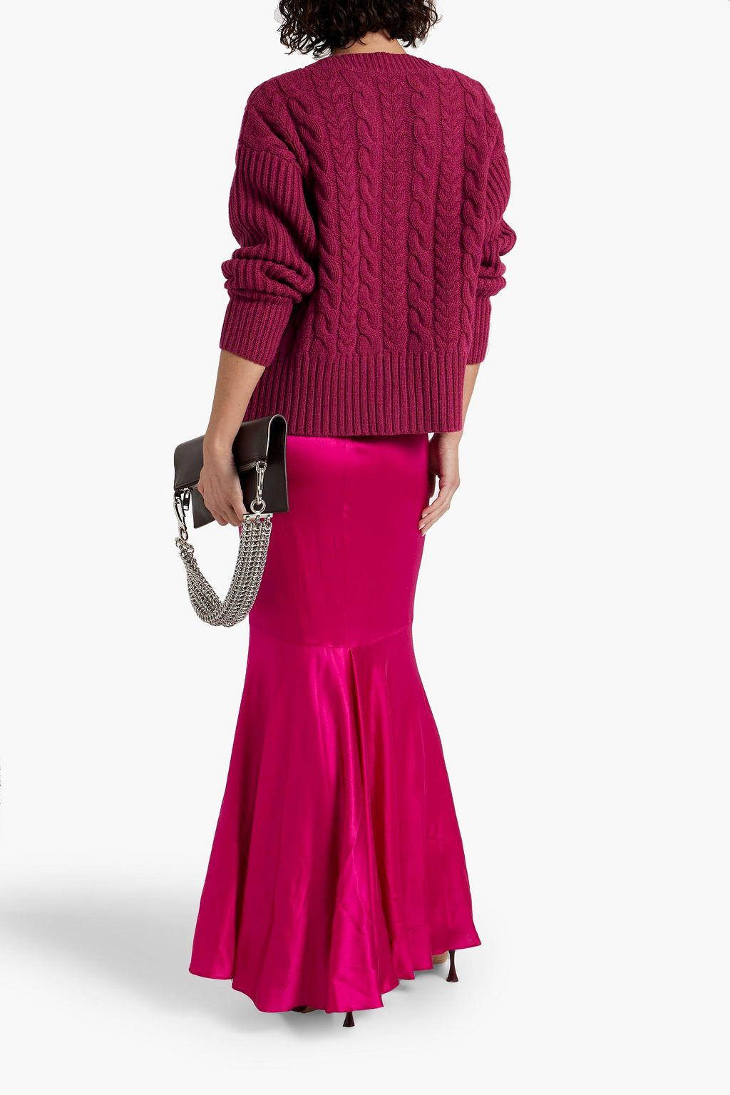 CHINTI & PARKER Aran cable-knit wool cardigan