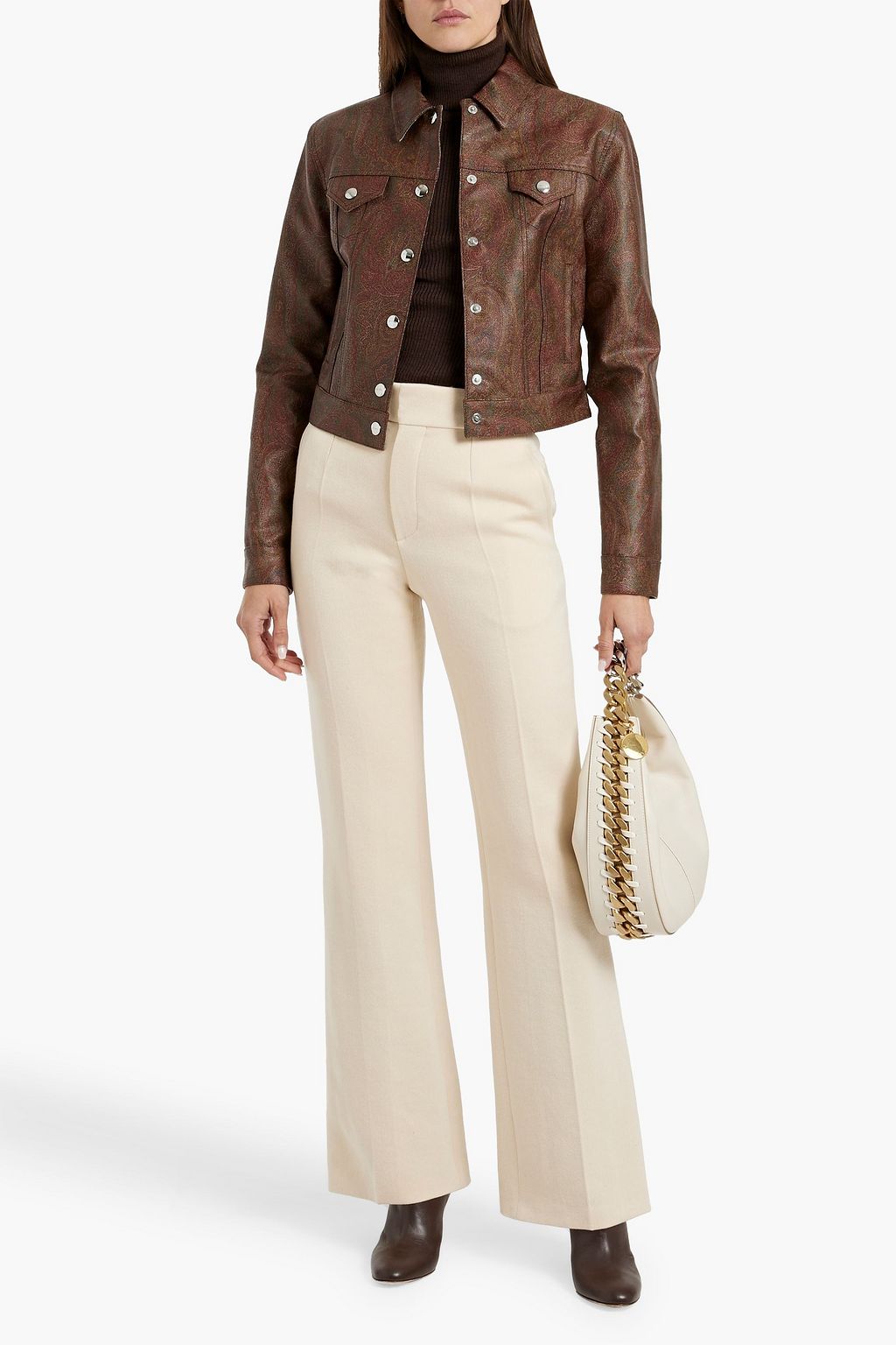CHLOÉ Wool flared pants