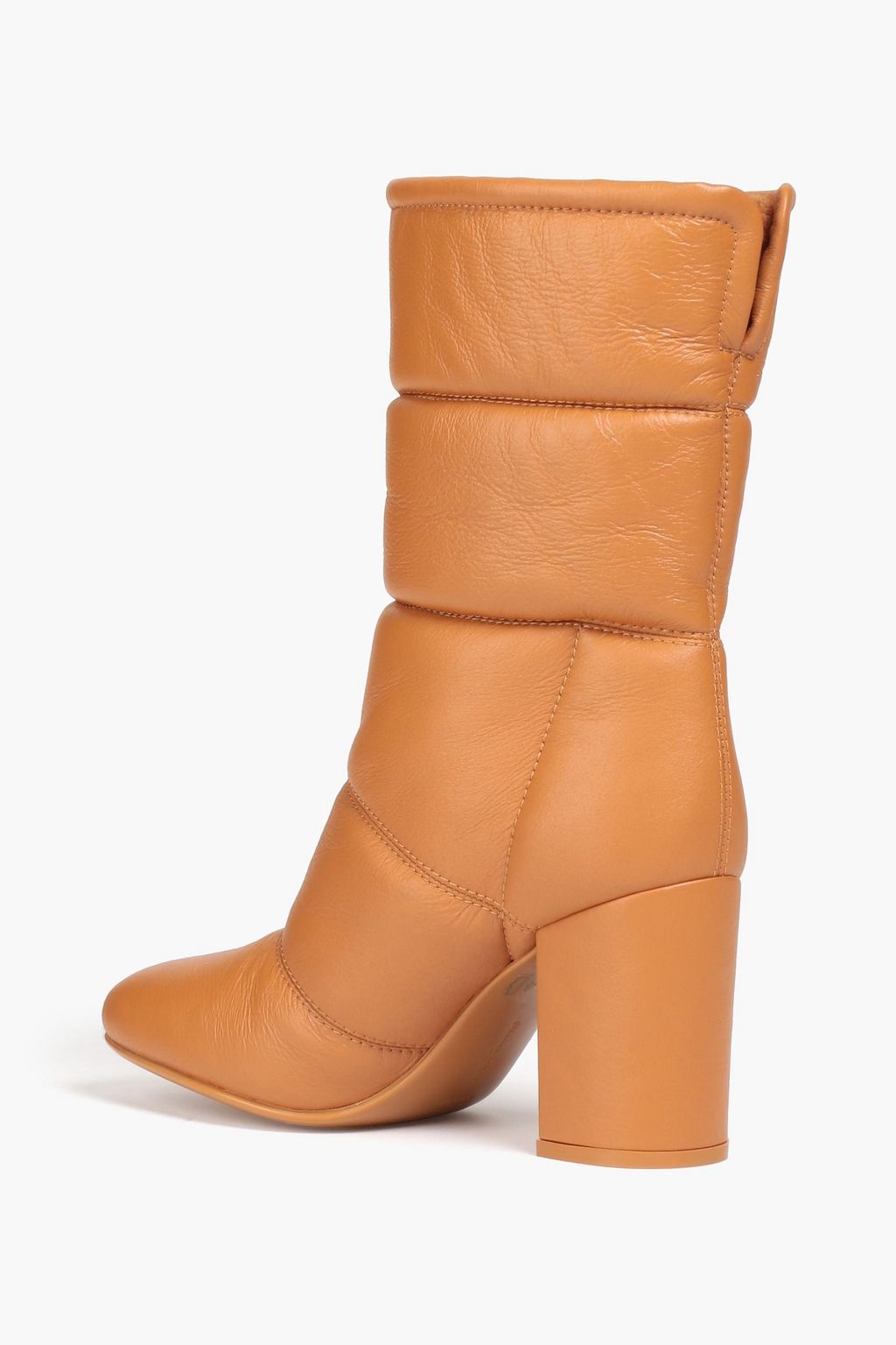GIANVITO ROSSI Shearling-lined quilted leather ankle boots
