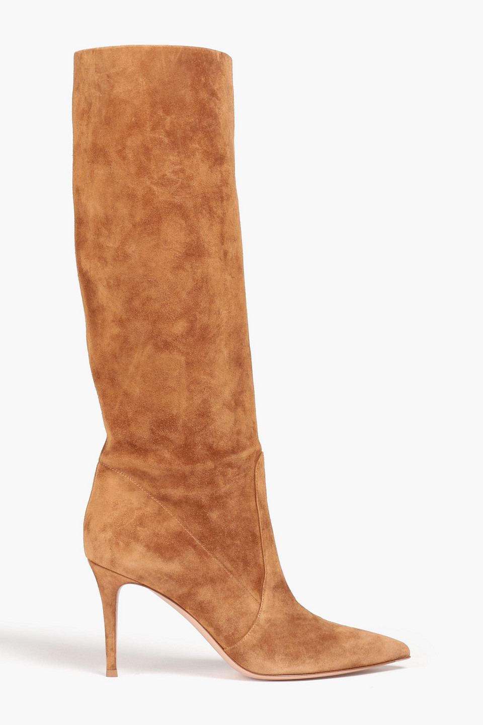 Suede knee boots