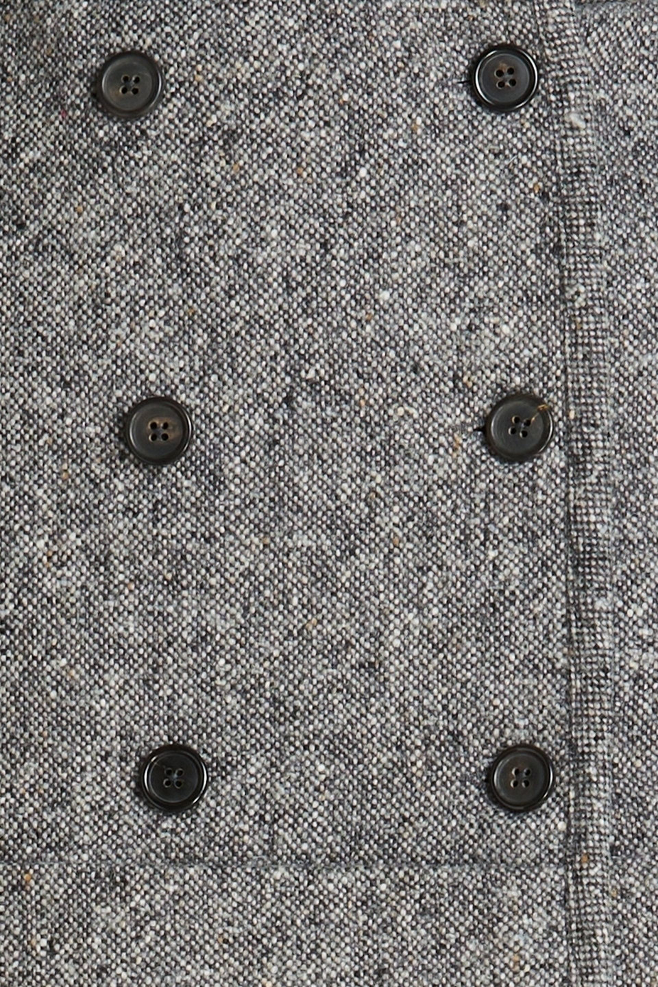THOM BROWNE MERINO WOOL AND MOHAIR-BLEND TWEED MINI WRAP SKIRT