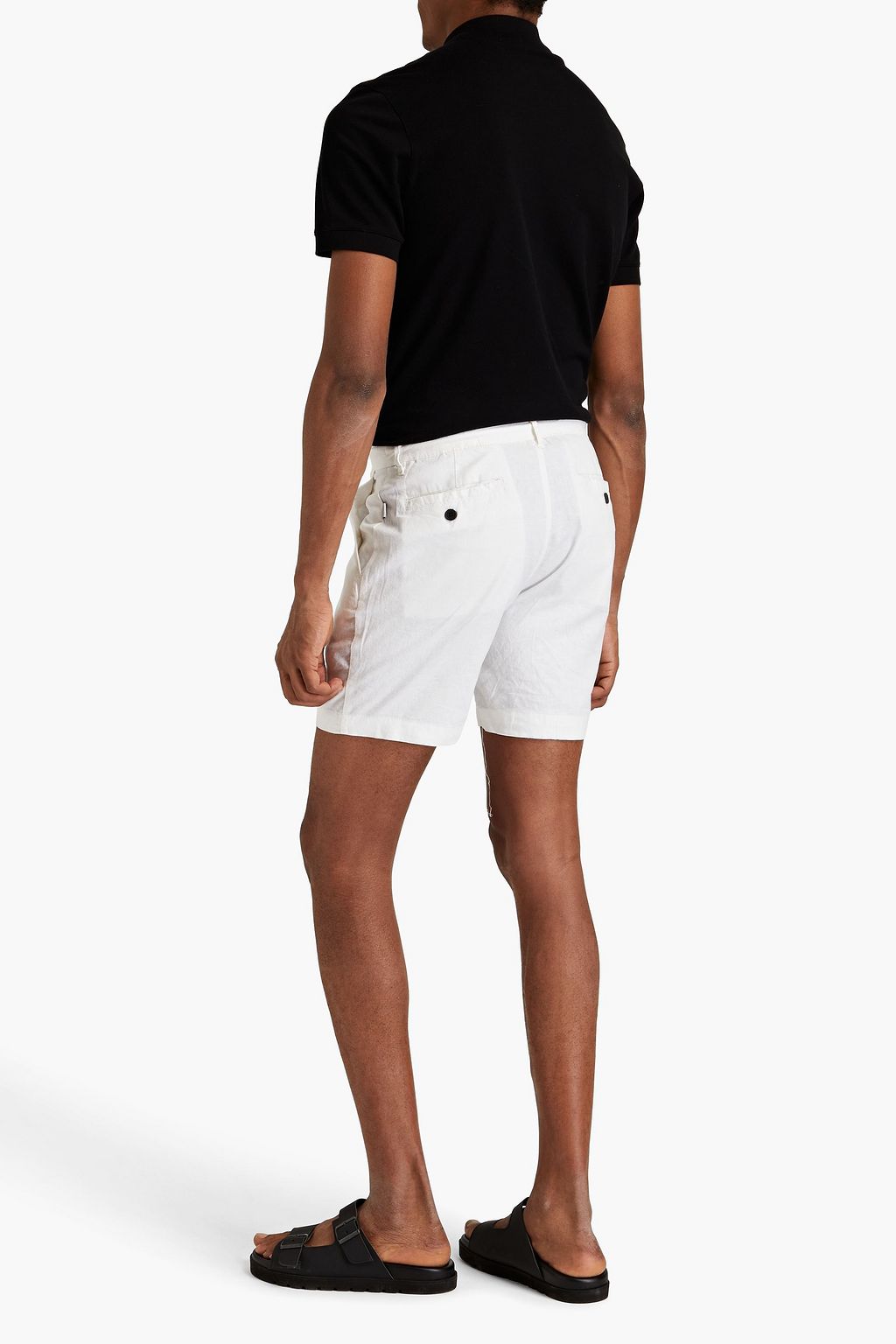 ONIA Slim-fit linen-blend shorts