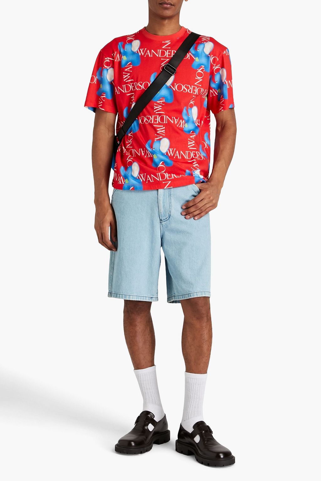 JW ANDERSON Printed cotton-jersey T-shirt