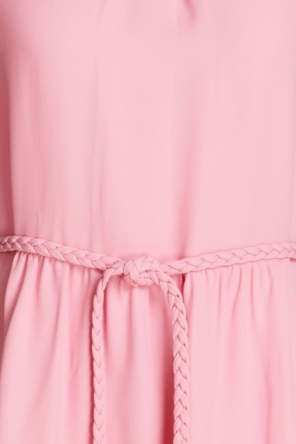 REDVALENTINO Tiered pleated crepe mini dress