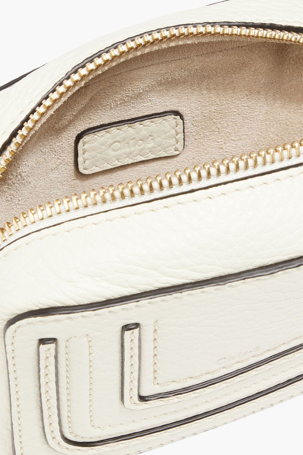 CHLOÉ Marcie mini pebbled-leather shoulder bag