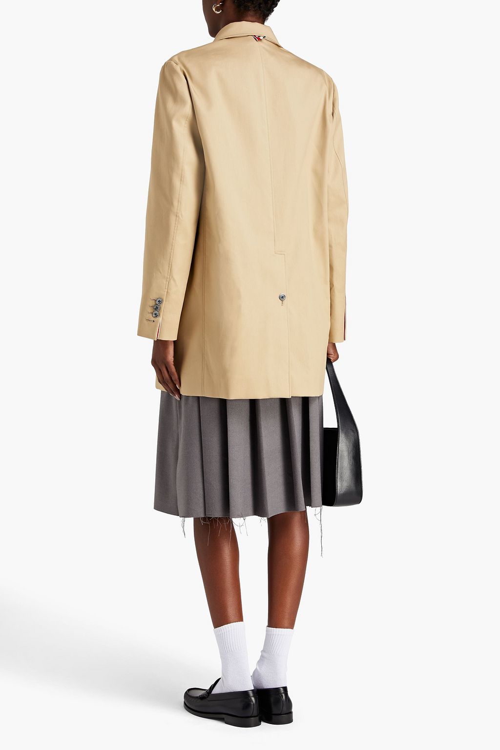 THOM BROWNE Cotton-gabardine coat