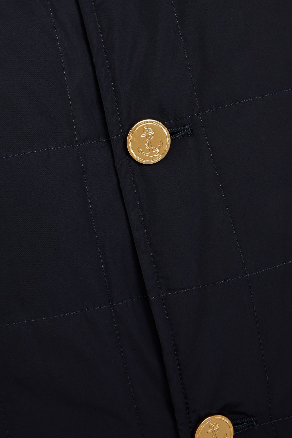 THOM BROWNE Quilted striped shell down blazer