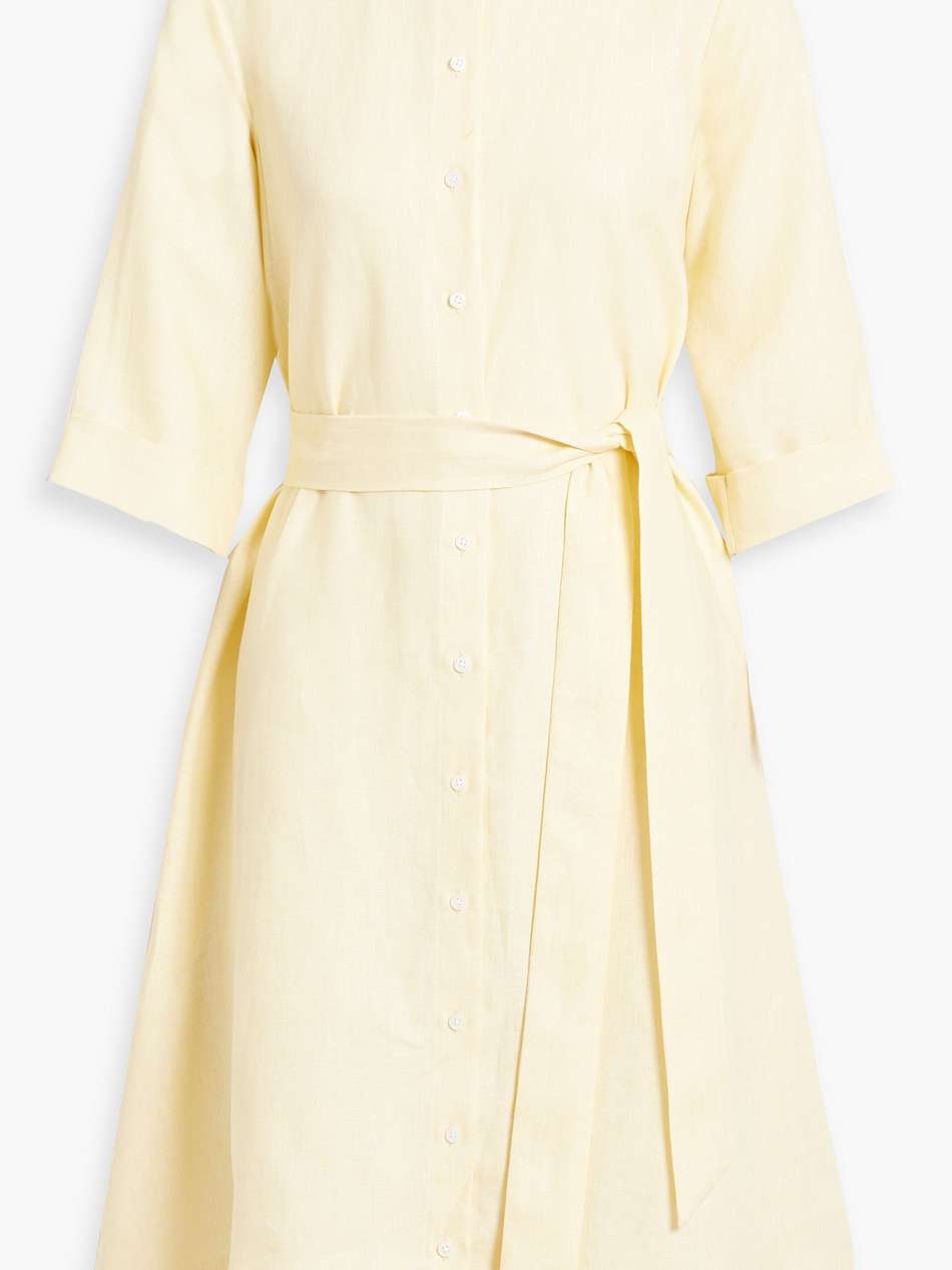 linen shirt dress